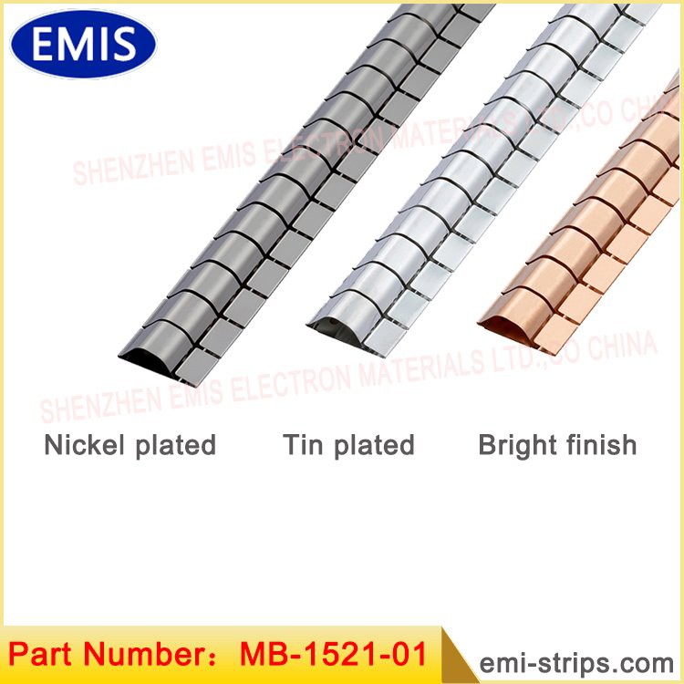 Tira de dits de coure de beril·li niquelat